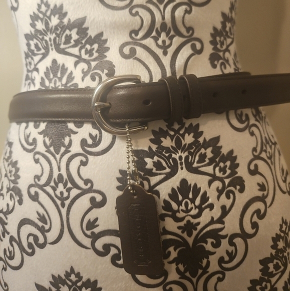 Rare Vintage Coach 8504 Brown Leather Belt – Medium – Made in Costa Rica main image 8